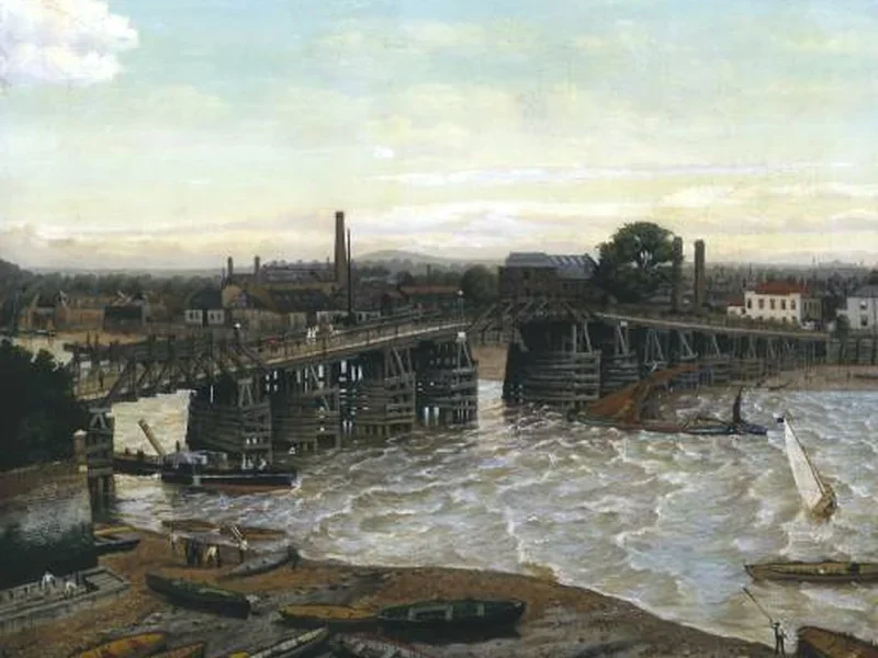 1846-Walter Greaves - Vecchio ponte di Battersea (1874)